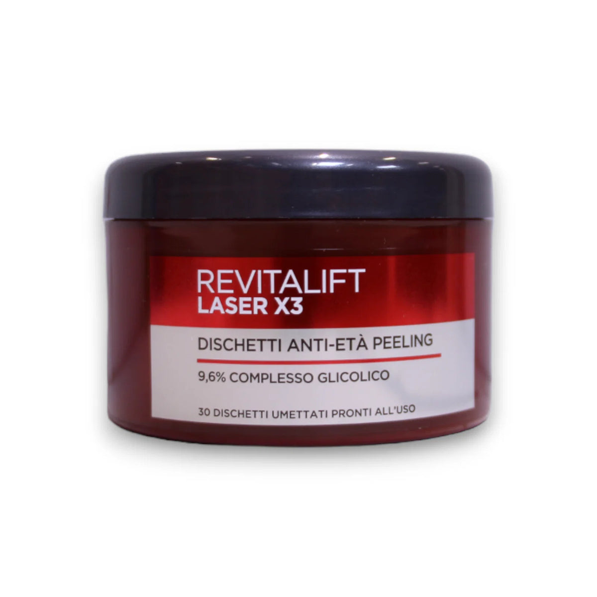 L'Oreal Paris, Revitalift Laser X3, Glykolsyra, Anti-aging, Peel-off pads, 30 st