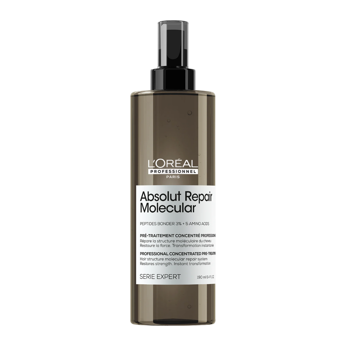 L'Oreal Professionnel, Serie Expert Absolut Repair Molecular, Hårspraybehandling, Restorativ, 190 ml