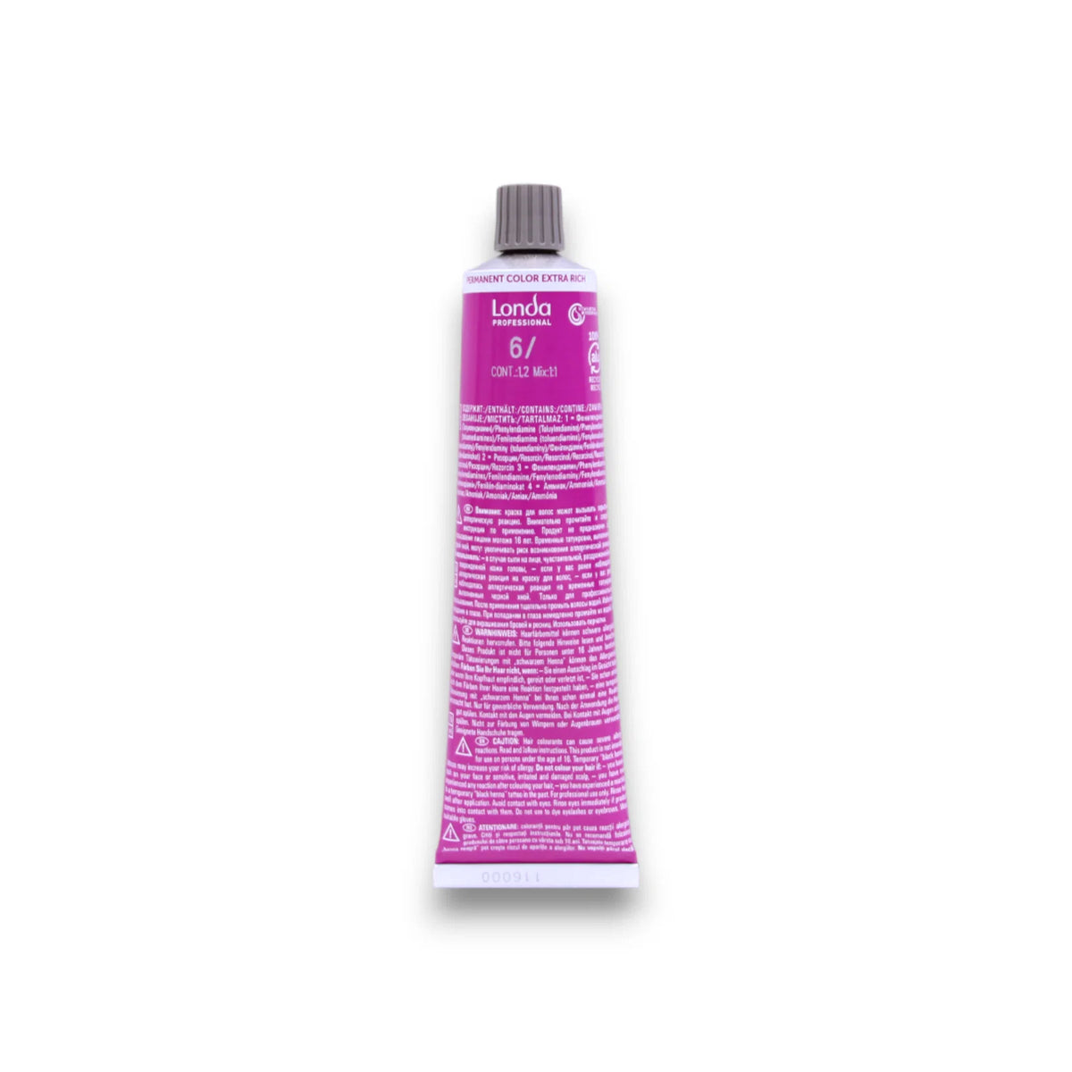 Londa Professional, Londacolor, Permanent hårfärg, 6 , 60 ml