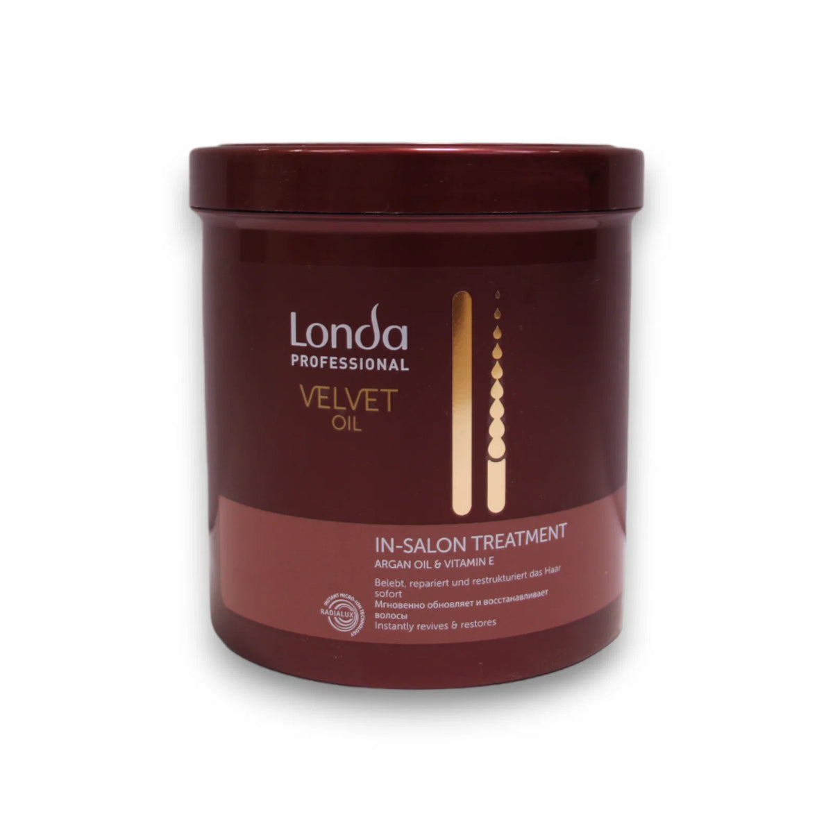 Londa Professional, Velvet Oil, Arganolja och vitamin E, Hårkräm behandling, För reparation, 750 ml