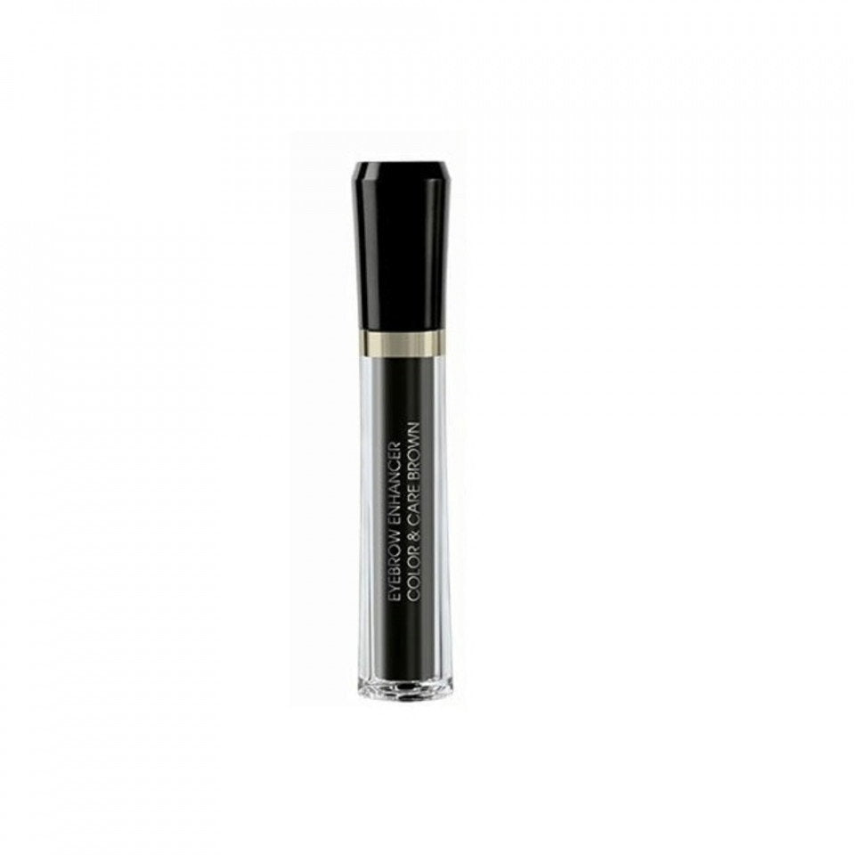 M2 Beaute, Eyebrow Enhancer Color & Care, Vegan, Tillväxt, Ögonbrynsgel, Brun,6 ml