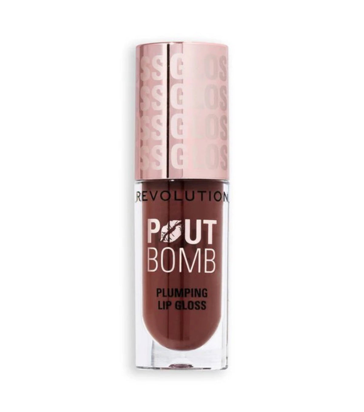 Makeup Revolution, Pout Bomb, Utfyllnad, Läppglans, Espresso Cool, 4.6 ml