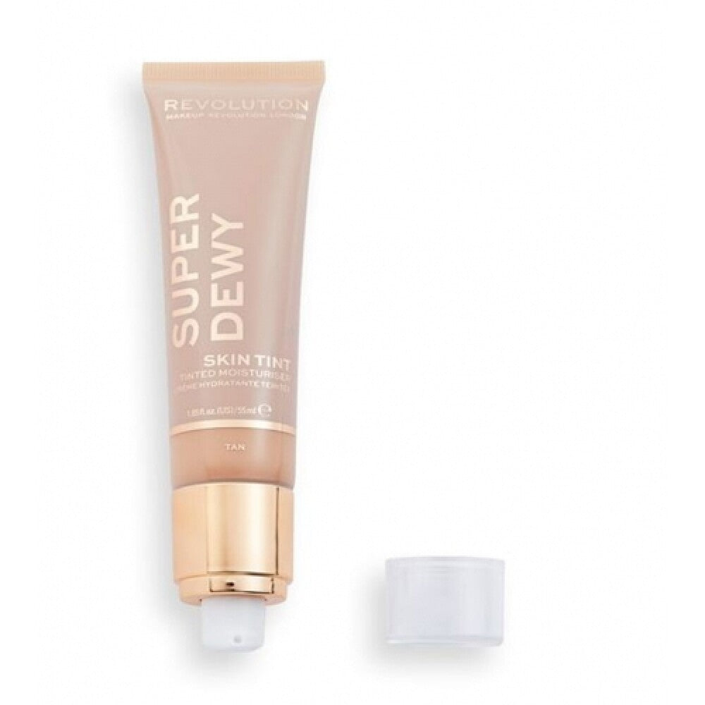 Makeup Revolution, Superdewy, Färgad fuktighetskräm, Solbränna, 55 ml