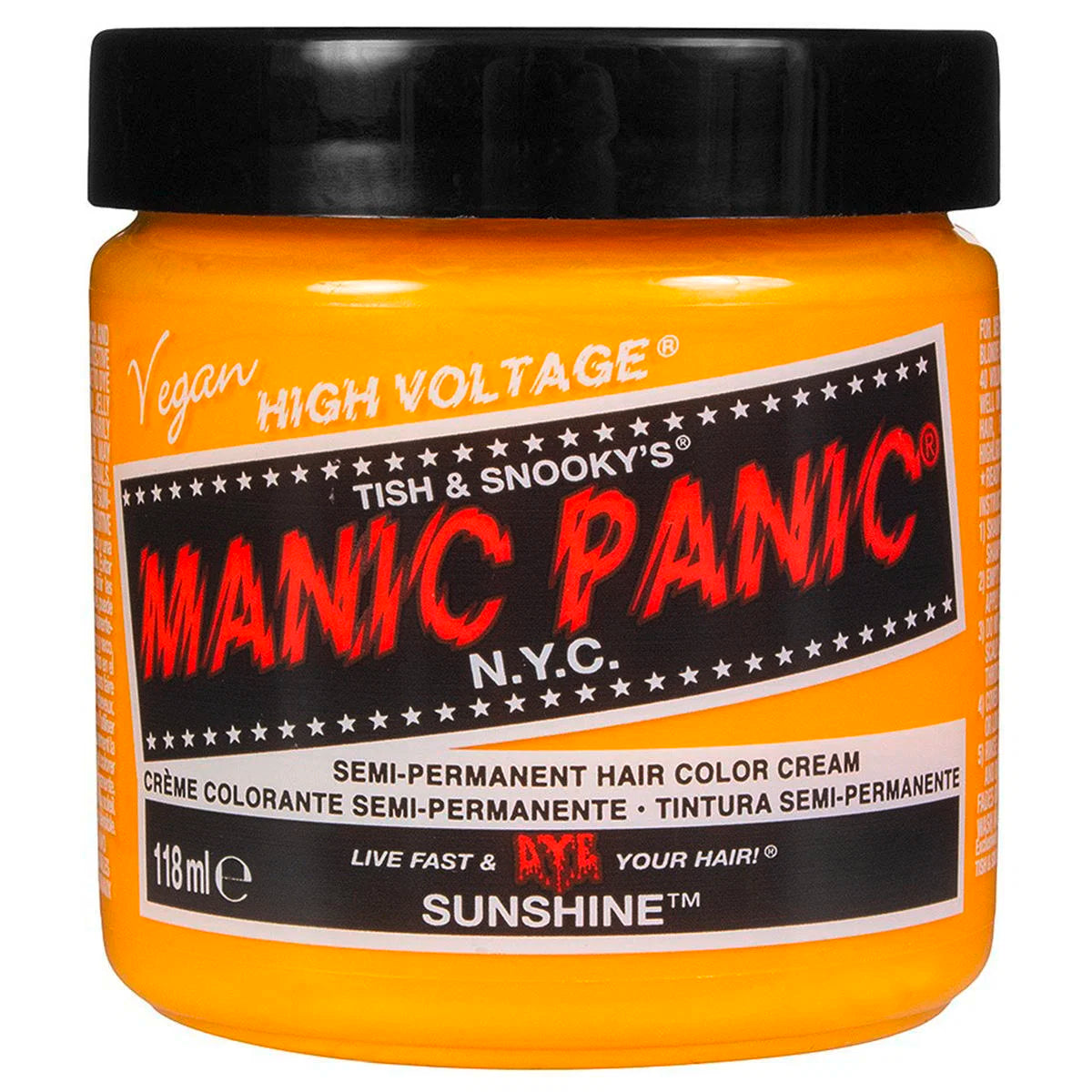 Manic Panic, Classic High Voltage, Semi-permanent hårfärg,  Yellow, 118 ml