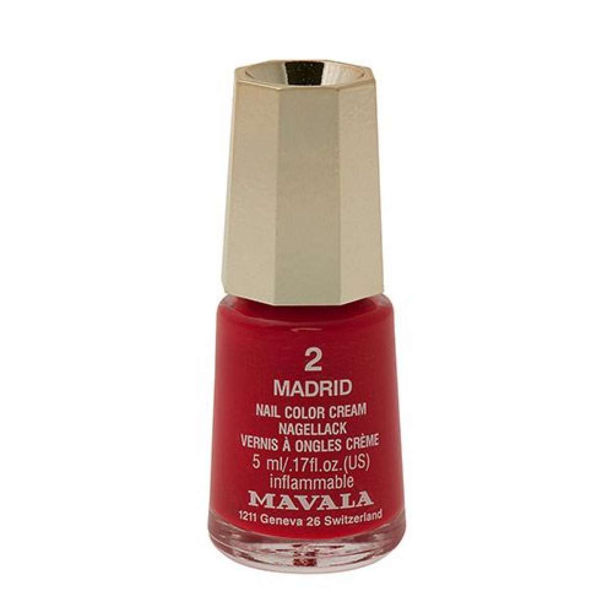 Mavala, Mavala, Krämig, Nagellack, 02, Madrid, 5 ml *Miniatyr