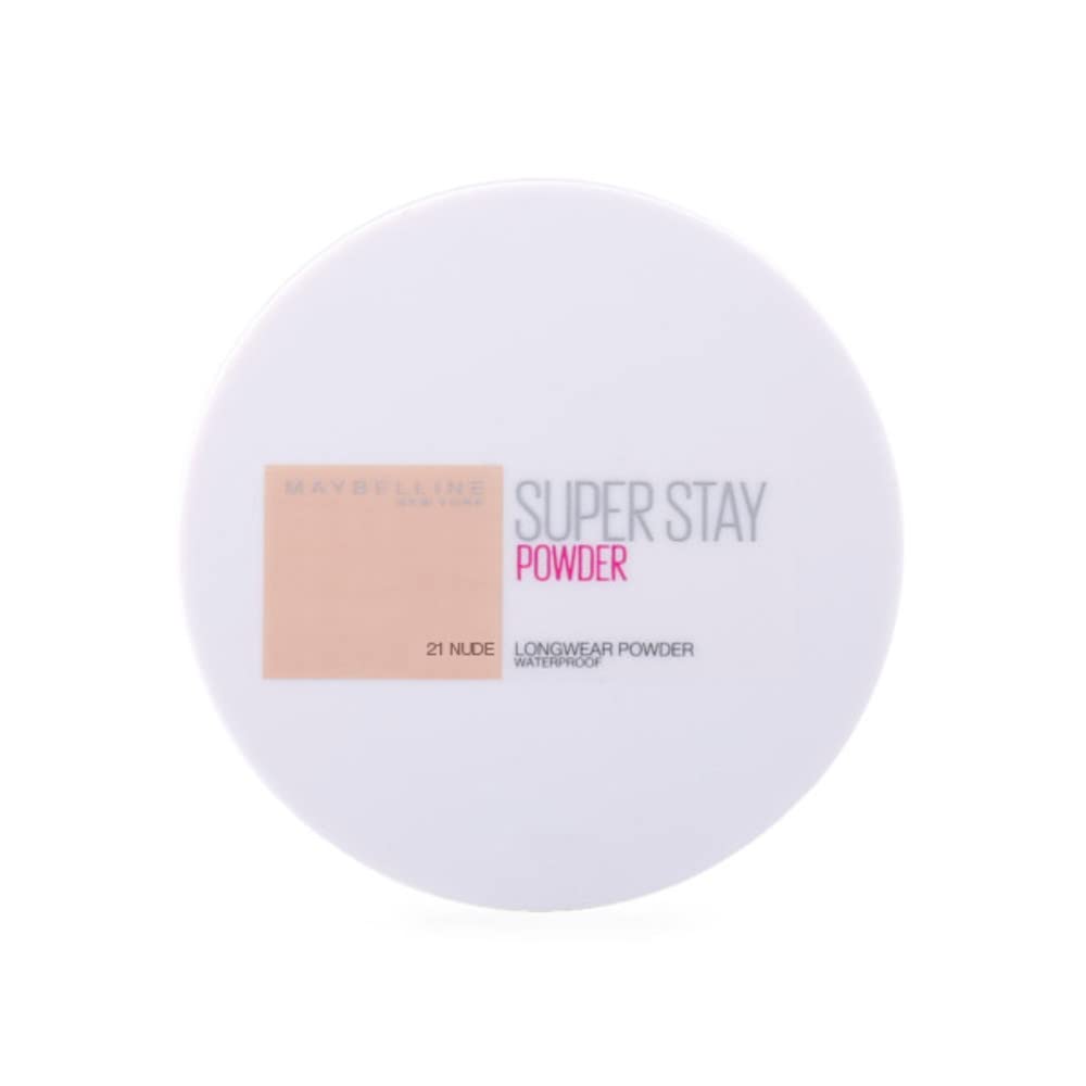 Maybelline, Superstay, Långvarig, Kompaktpuder, 21, Naken, 9 g