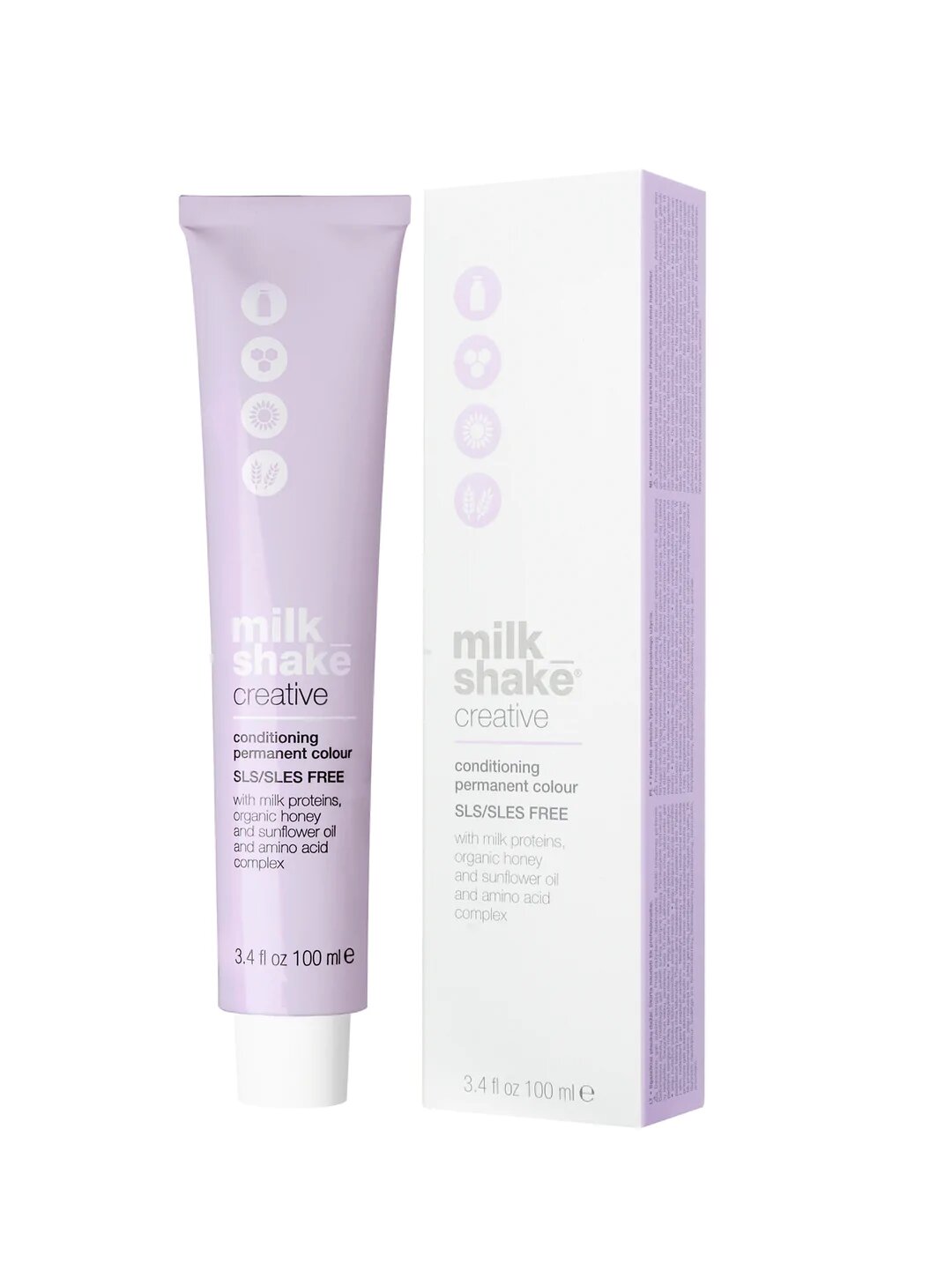 Milk Shake, Creative, Utan SLS/SLES, Permanent hårfärg, 5.355GM , 100 ml