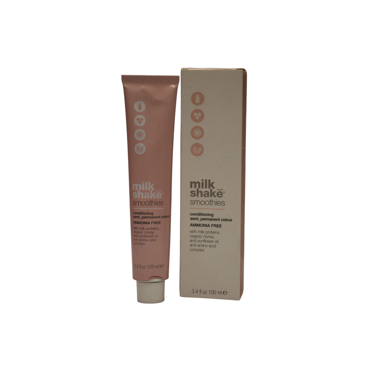 Milk Shake, Smoothies, Semi-permanent hårfärg, 8.71 Light Blonde Ash Red, 100 ml