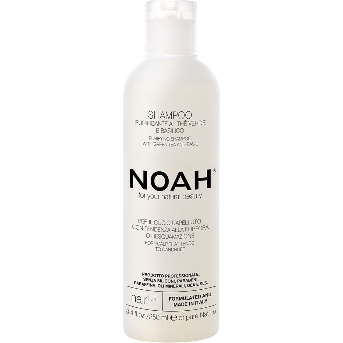 Noah, Natural, Te-träd, Hårschampo, Purifying & Anti-Dandruff, 250 ml