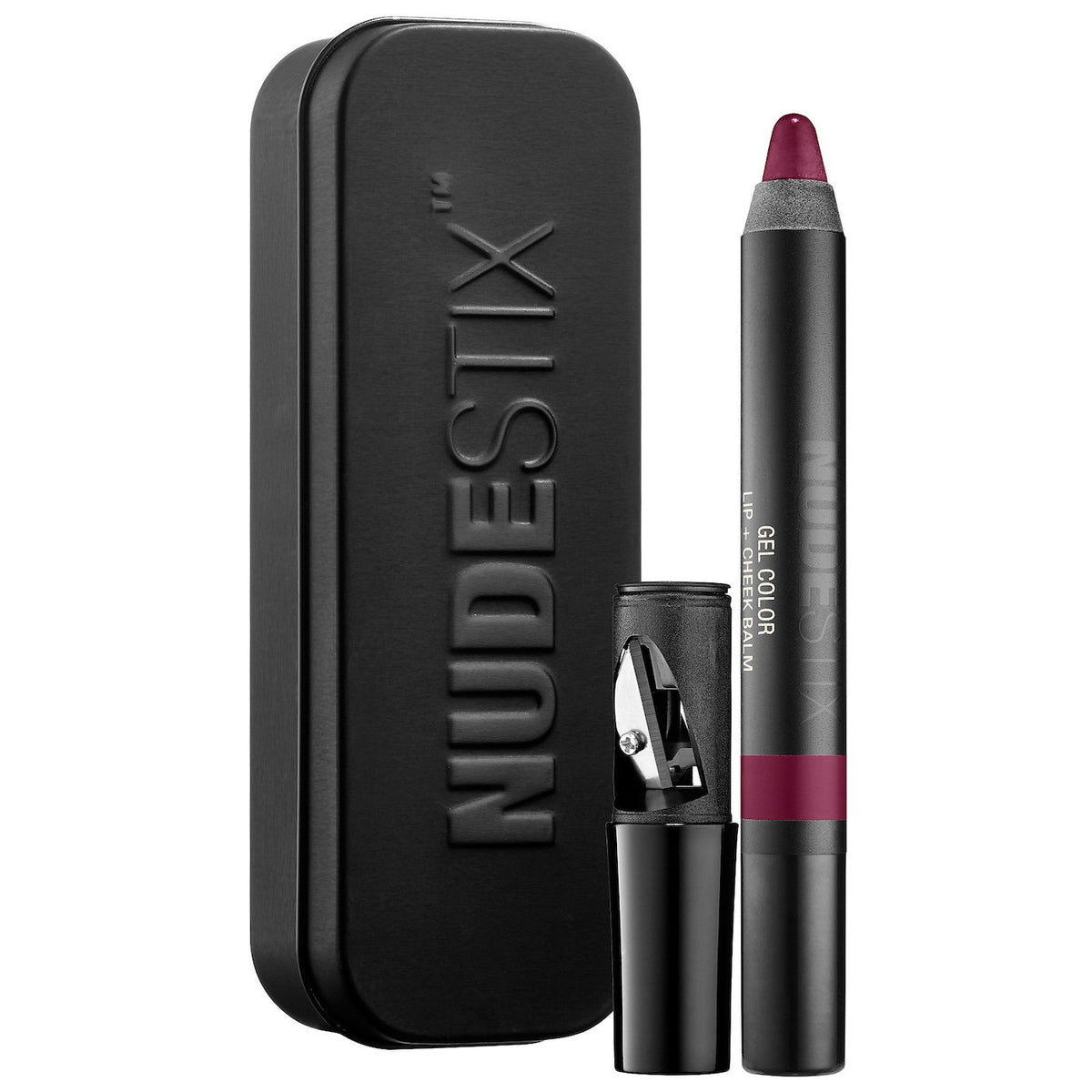 Nudestix, Gel Color, Läpp- och kindbalsam 2-i-1, Whicked, 2.8 g