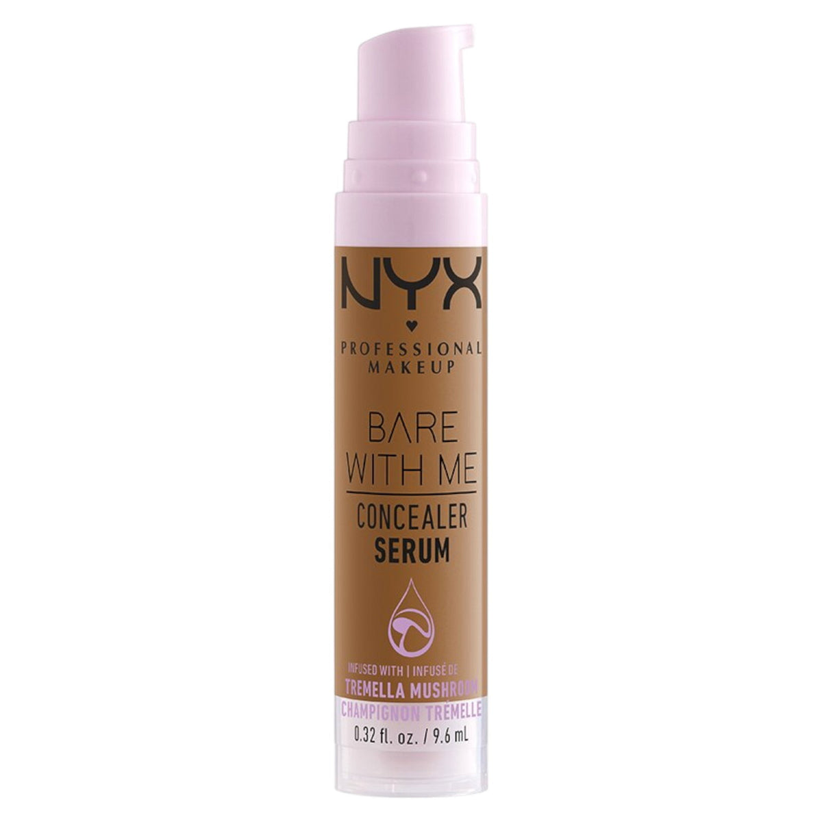 Nyx, Bare With Me, Vegan, Kamouflage, Flytande concealer, 10, Kamel, 9.6 ml