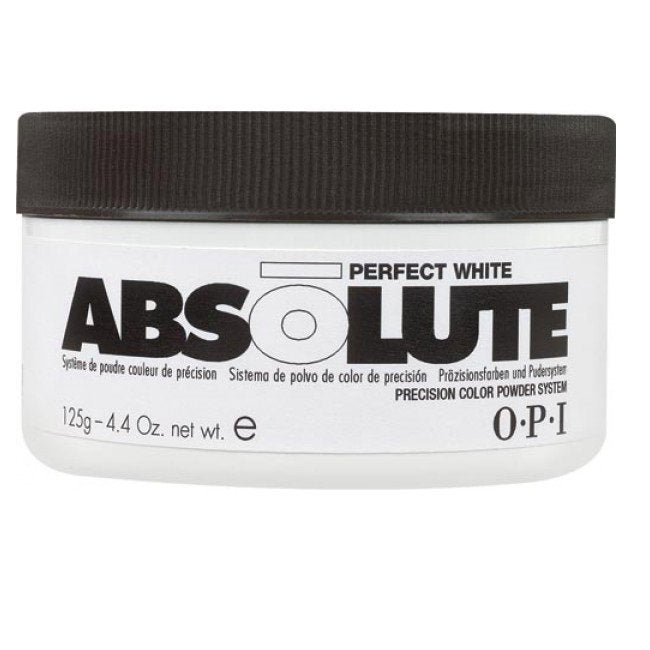 Opi, Absolute, Akrylnagelpulver, Perfekt vit, 125 g