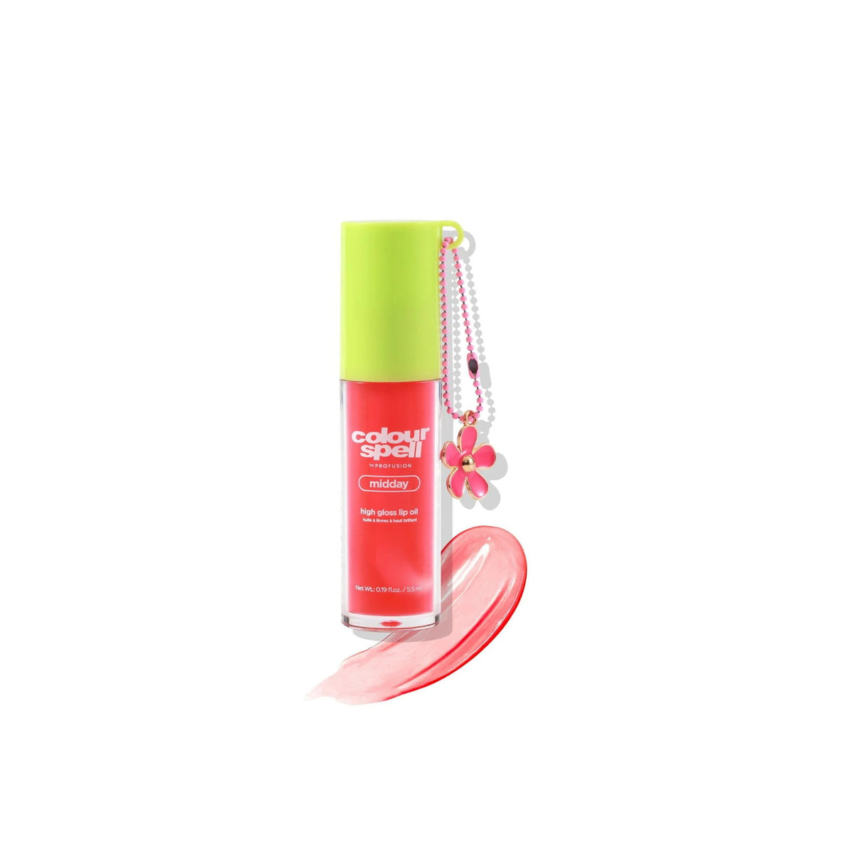 Profusion Cosmetics, Colour Spell, Hög glans, Läppolja, Midday, 5.5 ml