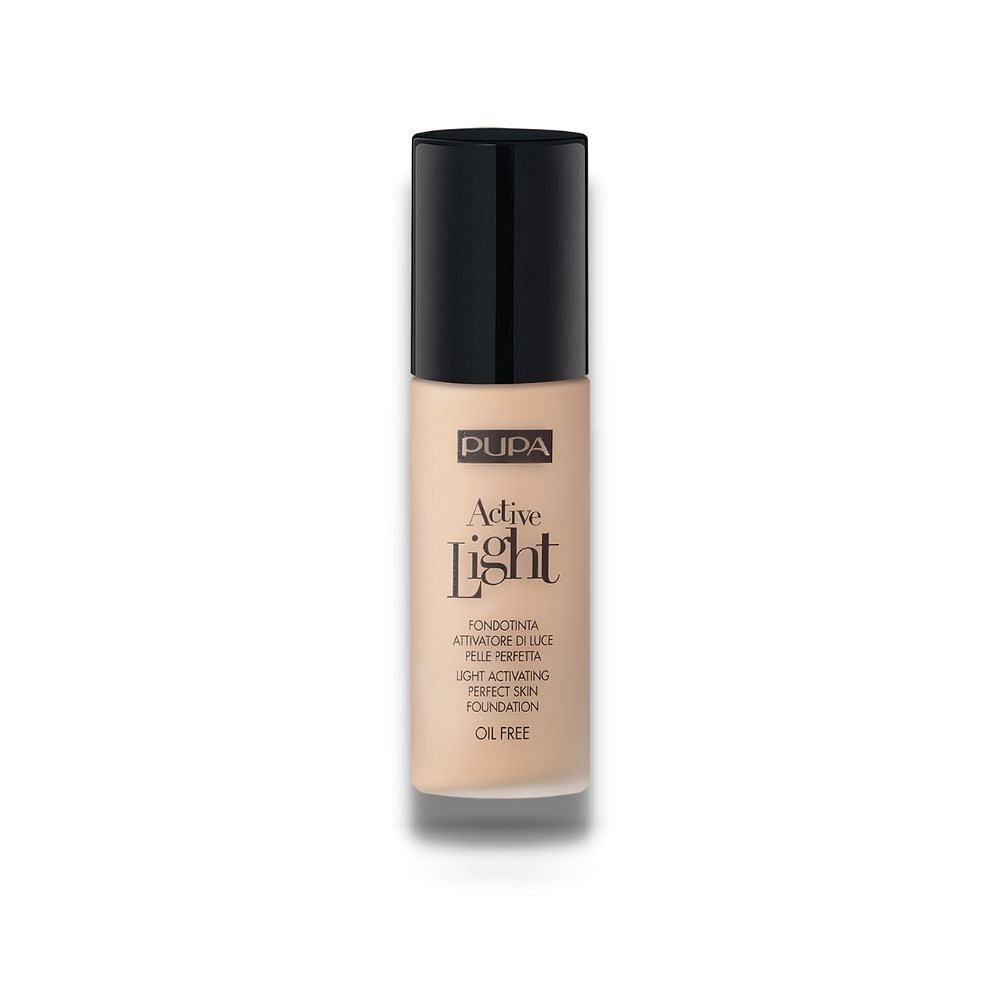 Pupa, Active-Light, Oljefri, Belyst, Flytande foundation, 60, Bärnsten, 30 ml