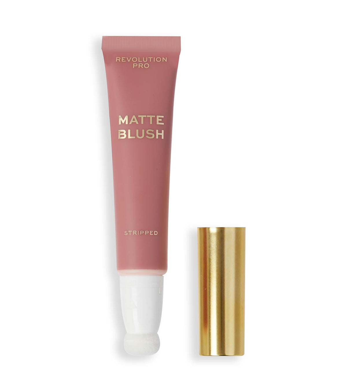 Revolution Pro, Iconic Matte, Krämrouge, Avklädd rosa, 15 ml