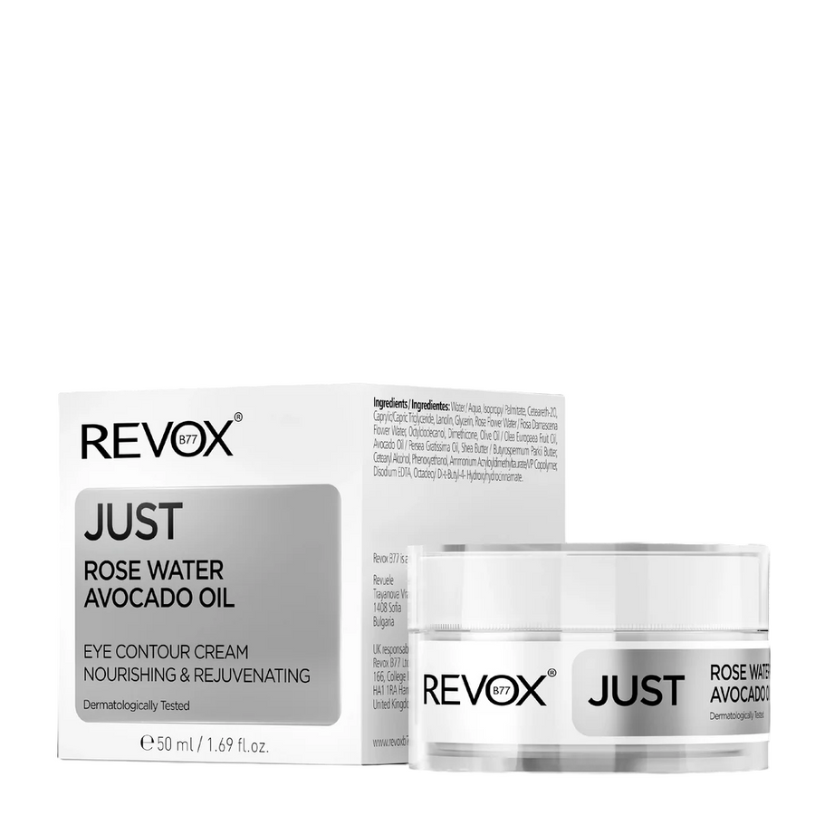 Revox B77, Just, Rosenvatten och avokadoolja, Närande, Ögonkräm, 50 ml