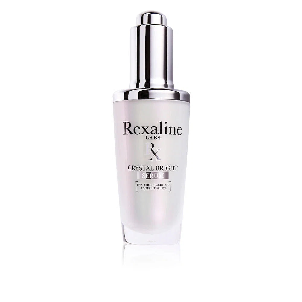 Rexaline, Crystal Bright, Hyaluronsyra + 3 ljusa aktiva ingredienser, Belyst, Serum, För ansiktet, 30 ml
