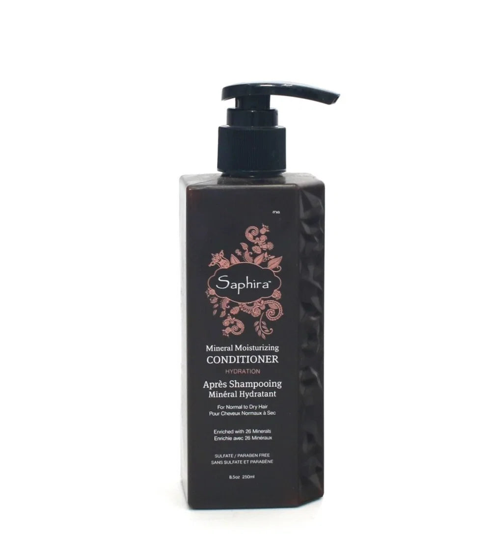 Saphira, Mineral, Sulfatfri, Hårbalsam, För återfuktning, 250 ml