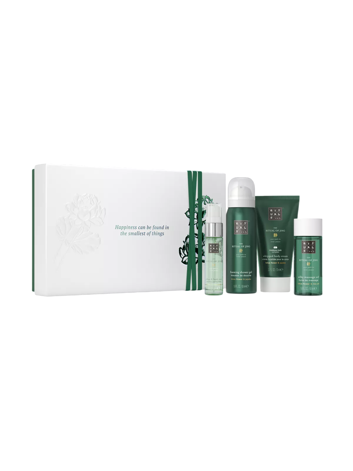 Rituals Set – Shower Gel 50 ml Body Cream 70 ml Dry Body Oil 50 ml Pillow Mist 20 ml