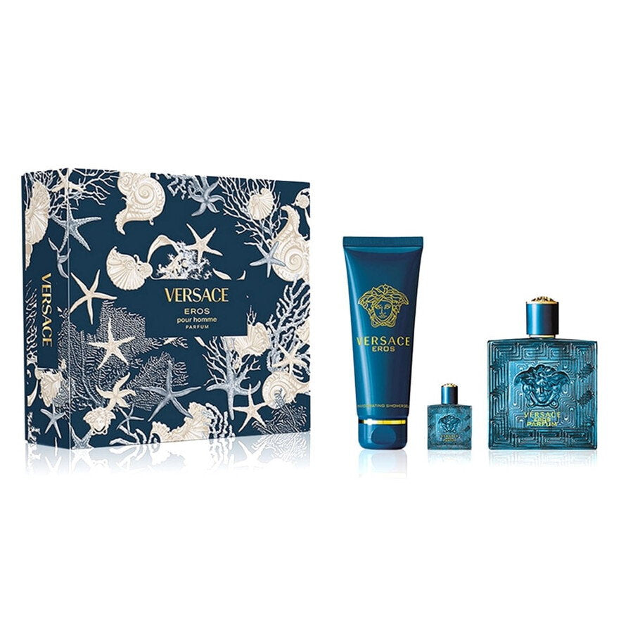 Versace Eros Set – EdP 100 ml + Mini 5 ml + Shower Gel 150 ml