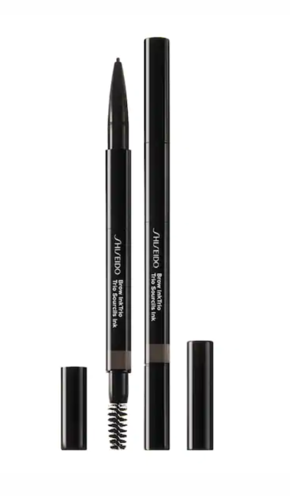 Shiseido, Brow Ink Trio, Ögonbrynskräm penna & borste 2-i-1, 03, Djupbrun, 0.31 g