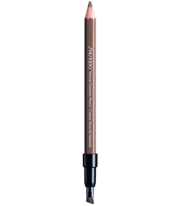 Shiseido, Natural, Dubbeländad, Ögonbrynskräm penna & borste 2-i-1, BR 704