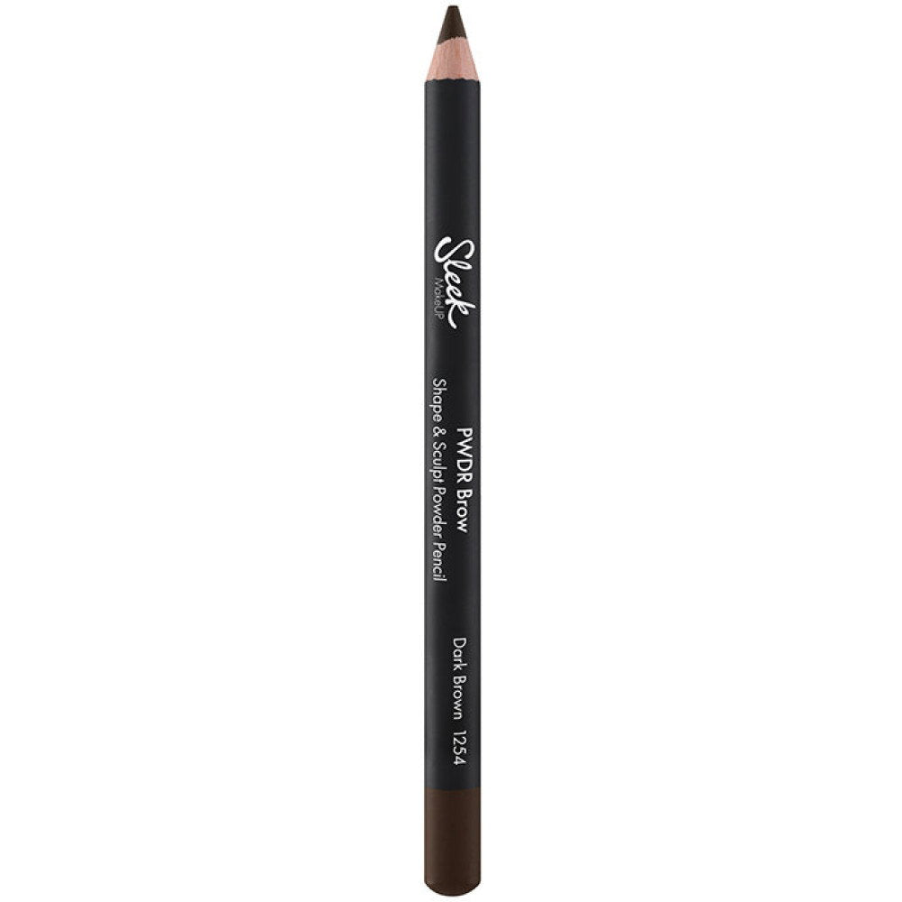 Sleek MakeUP, Pwdr, Blandning, Ögonbrynnskrämkrita, 1254, Mörkbrun, 1.29 g
