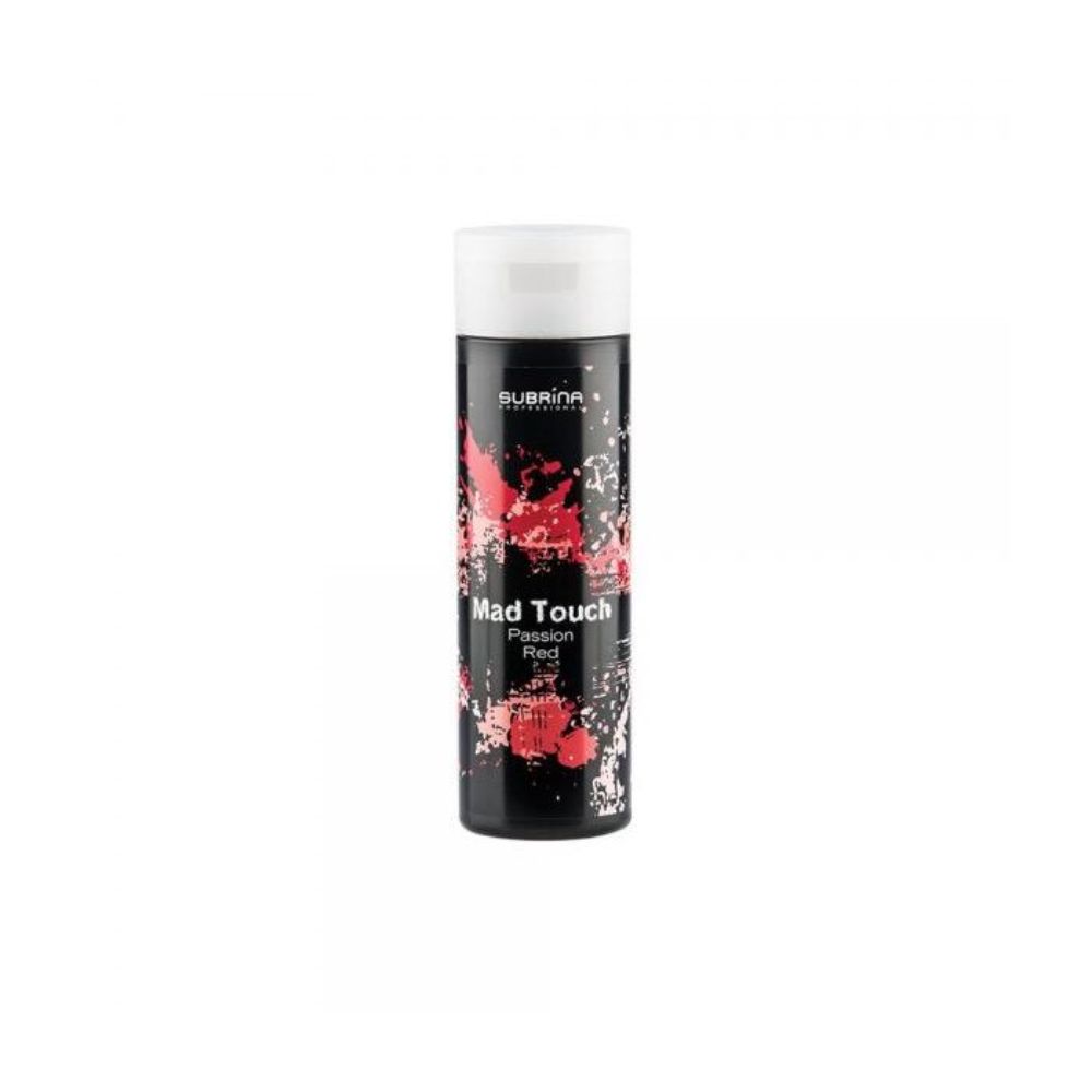 Subrina Professional, Mad Touch, Utan oxidationsmedel och ammoniakfri, Hårfärgningsgel, För direkt färgning,  Passion Red, 200 ml