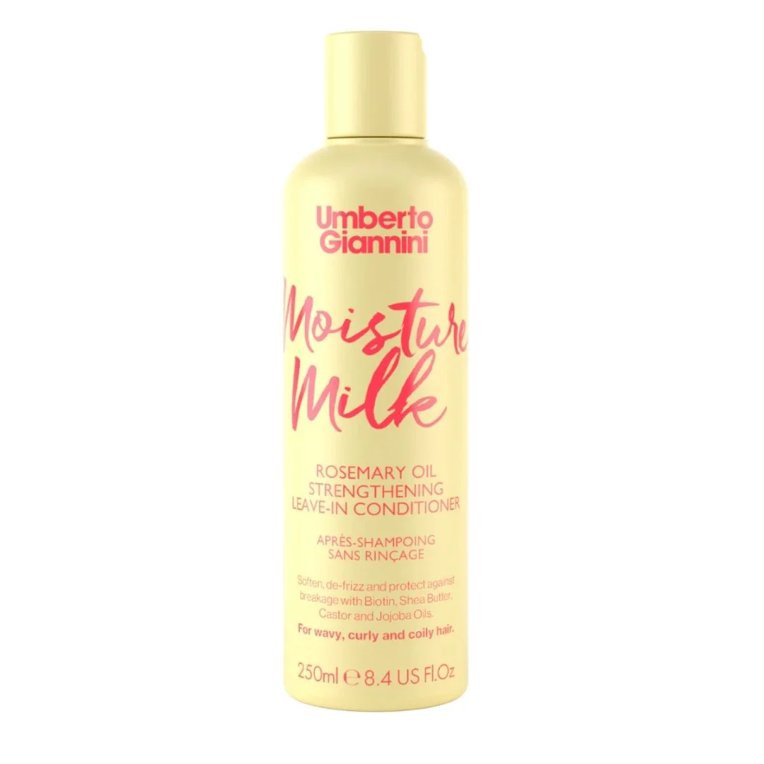 Umberto Giannini, Moisture Milk, Leave-in balsam, Anti-Frizz & Curl Definition, 250 ml