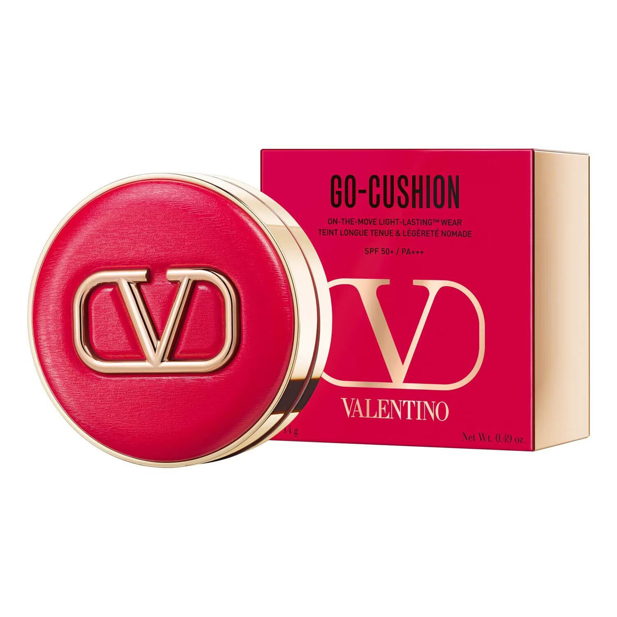 Valentino, Go Cushion, Kompakt foundation, LN3, SPF 50, Påfyllningsbar, 14 g