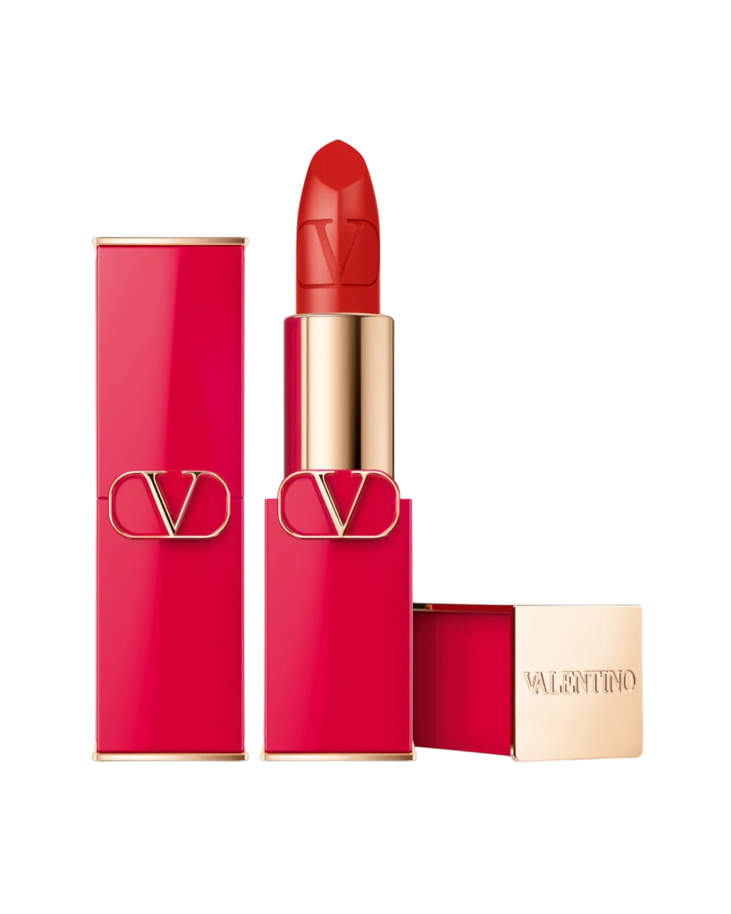 Valentino, Rosso, Satinfinish, Krämigt läppstift, 209A, Påfyllningsbar, 3.5 g