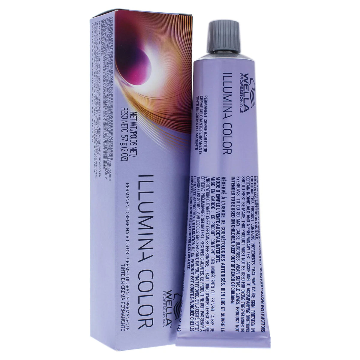 Wella Professionals, Illumina Color, Permanent hårfärg, 8/38 Light Blonde Golden Blue, 60 ml