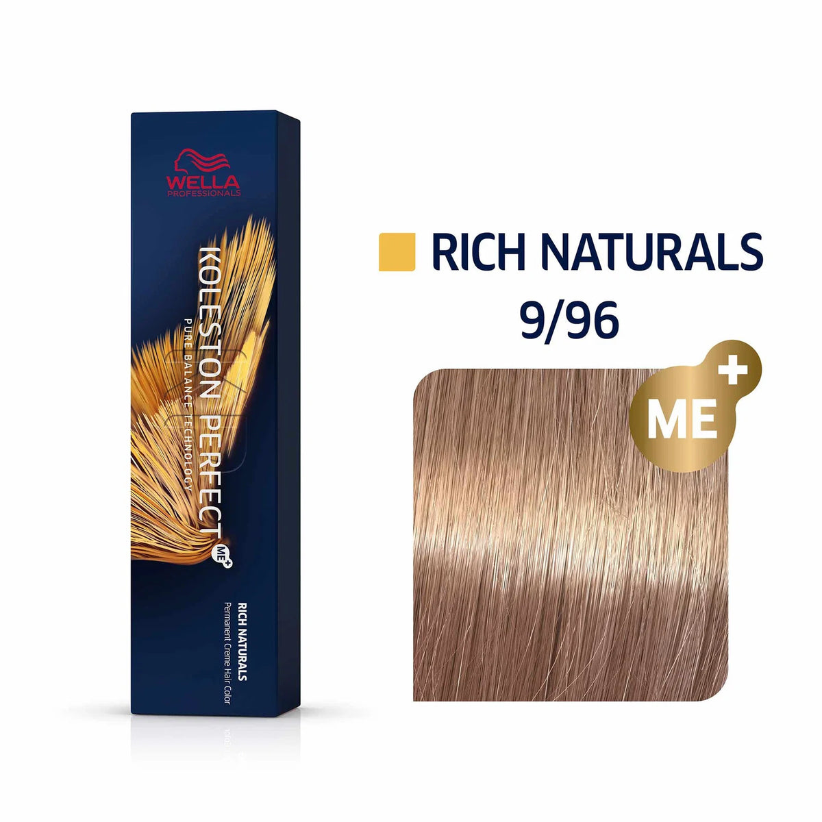Wella Professionals, Koleston Perfect Me+, Permanent hårfärg, 8/74 Light Blond Chestnut Red, 60 ml