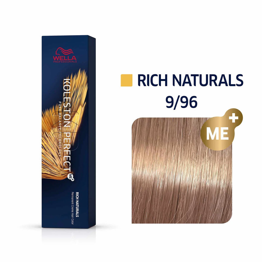 Wella Professionals, Koleston Perfect Me+, Permanent hårfärg, 8/74 Light Blond Chestnut Red, 60 ml