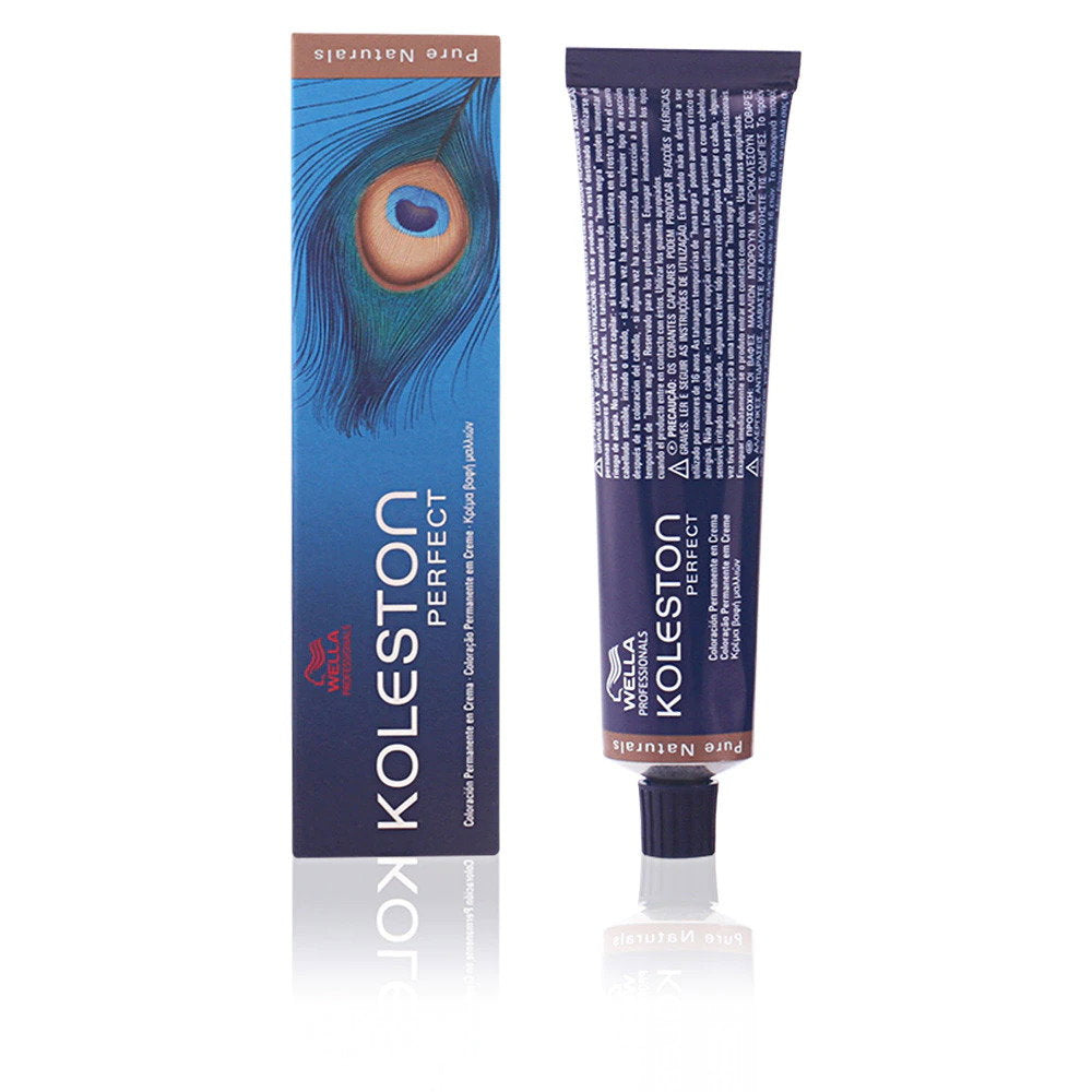 Wella Professionals, Koleston Perfect, Permanent hårfärg, 7/01 Medium Blonde Natural Ash, 60 ml