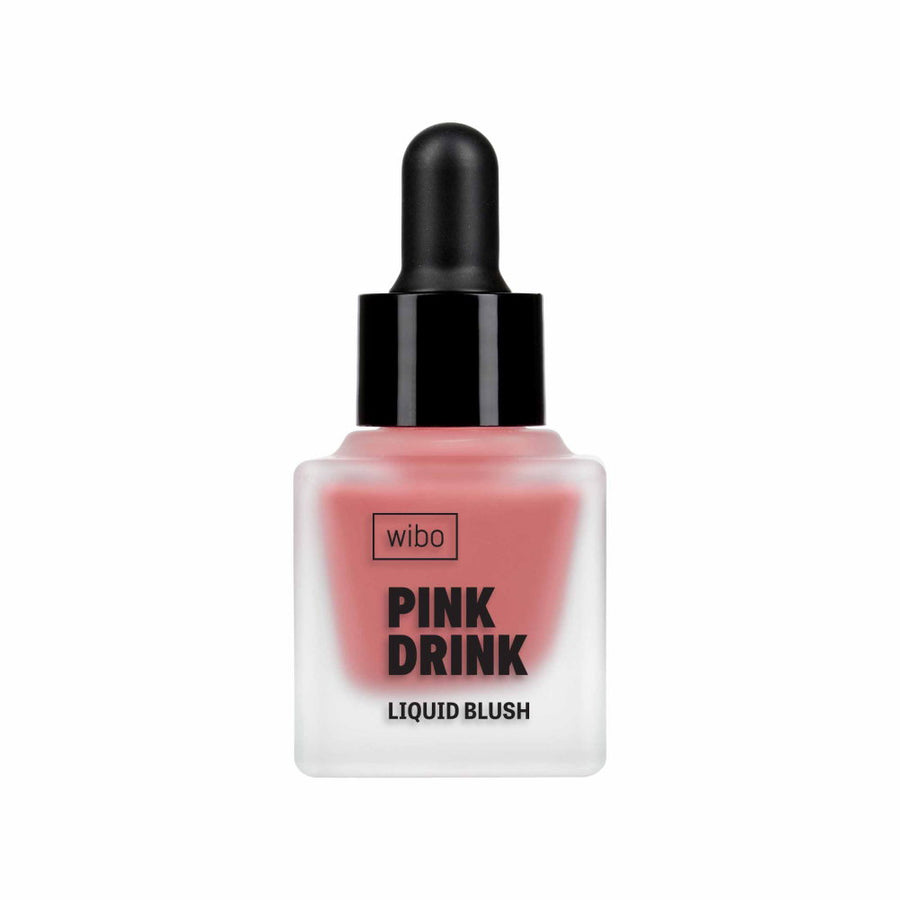 Wibo, Pink Drink, Naturlig, Flytande rouge, 01, 15 ml