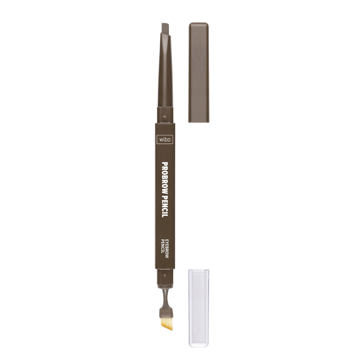 Wibo, ProBrow, Definiera, Ögonbrynskräm penna & borste 2-i-1, 1, gray-brown, 0.3 g