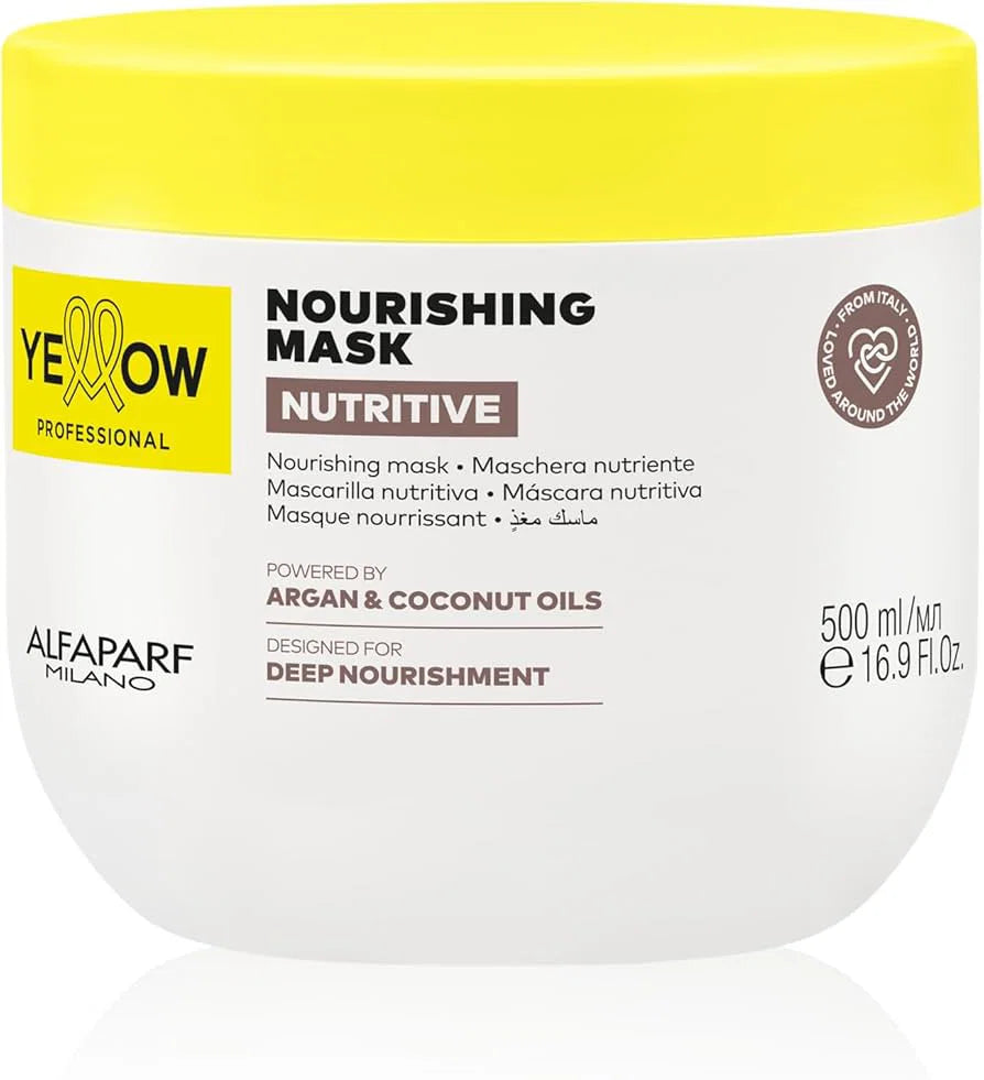 Yellow Professional, Nourishing Mask, Hårbehandlingskräm mask, Näringsrik, 500 ml
