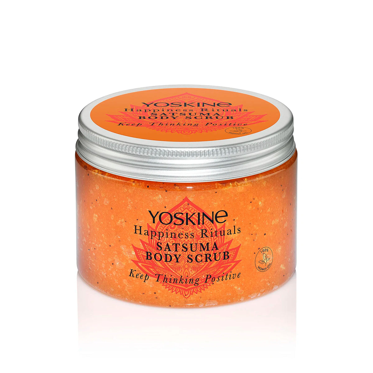 Yoskine, Happiness Rituals, Satsuma, Skalning, Kroppsskrubb, 300 ml